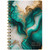 Hardcover AY 2025-2026 Fashion Planner - 5.5"x8" (Teal Gold Marble) Hardcover AY 2025-2026 Fashion Planner - 5.5"x8" (Teal Gold Marble)