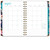 Hardcover AY 2025-2026 Fashion Planner - 5.5"x8" (Small Navy Floral)