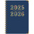 Hardcover AY 2025-2026 Fashion Planner - 5.5"x8" (Navy Gold Numbers)