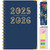 Hardcover AY 2025-2026 Fashion Planner - 5.5"x8" (Navy Gold Numbers)