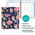 AY 2025-2026 Mom Planner - 8"x10" (Small Navy Floral) AY 2025-2026 Mom Planner - 8"x10" (Small Navy Floral)