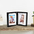 4x6" Double Sided Hinged Picture Frame - Black & White 4x6" Double Sided Hinged Picture Frame - Black & White