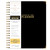 Global Printed Products Undated Deluxe Essential Pro Monthly & Weekly Planner 8.5" x 11" (Black)
