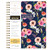 Global Printed Products Undated Deluxe Essential Pro Monthly & Weekly Planner 8.5" x 11" (Small Navy Floral)