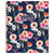 Global Printed Products Undated Essential Pro Monthly & Weekly Planner 8.5" x 11" (Small Navy Floral)