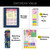 Global Printed Products Hardcover CY 2026 Fashion Planner - 8.5"x11" (Navy Gold Numbers)