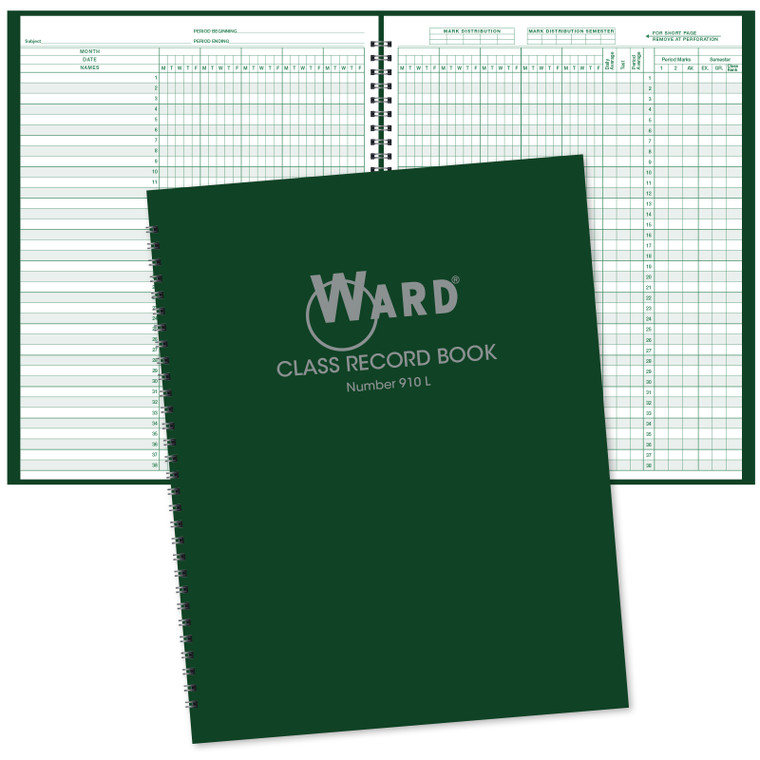 Ward 38 Name Class Record Book (9-10 Week Periods)
