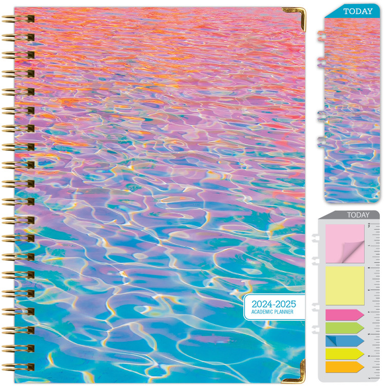 Hardcover AY 2024-2025 Fashion Planner - 8.5"x11" (Summer Bliss)