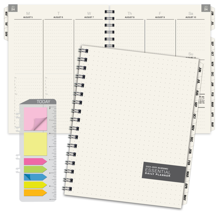 Essential Monthly & Weekly Planner 8.5" x 11" AY 2024-2025
