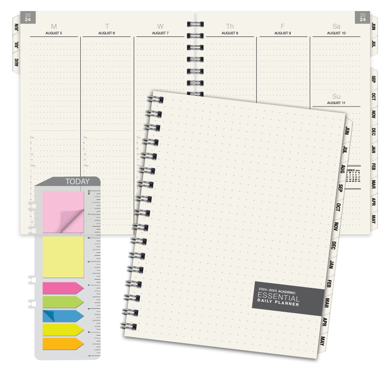 Essential Monthly & Weekly Planner 7" x 9" AY 2024-2025