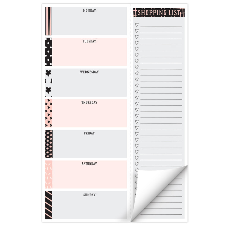 6" x 9" Vertical Meal Planner - Scrapbook