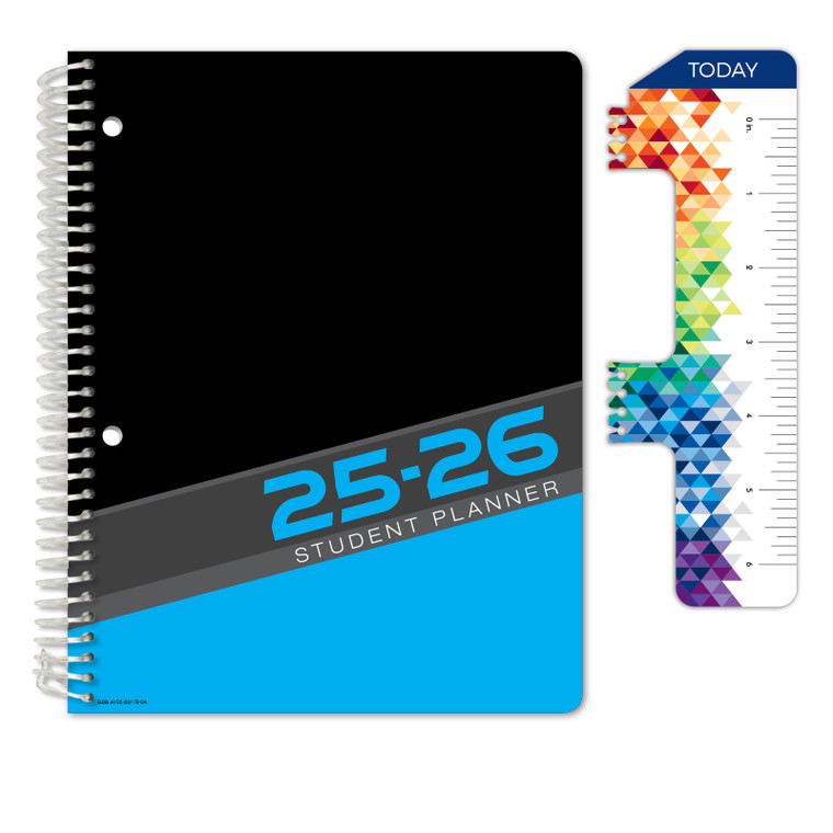 Secondary Student Planner AY 2025-2026 - Matrix Style - 7"x9" (Slant)