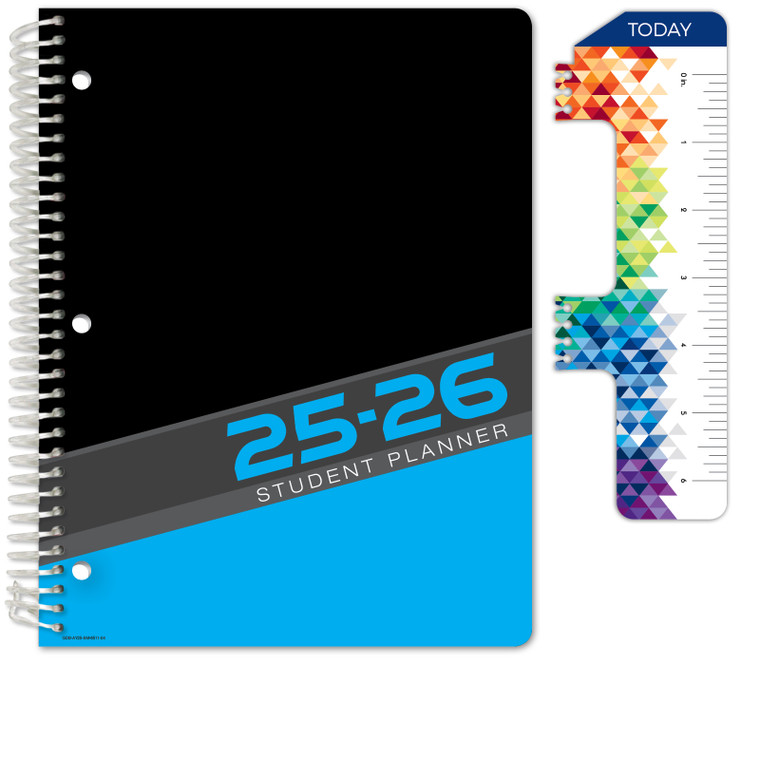 Secondary Student Planner AY 2025-2026 - Matrix Style - 8.5"x11" (Slant)