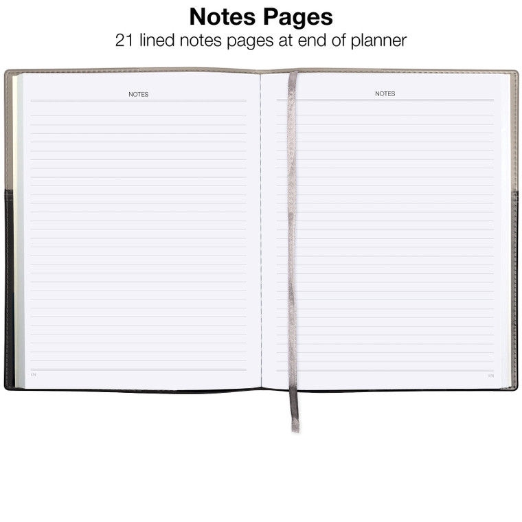 Global Printed Products 14 Month Pocket Planner 8" x 10" CY 2026 (Gray/Black) Global Printed Products 14 Month Pocket Planner 8" x 10" CY 2026 (Gray/Black)