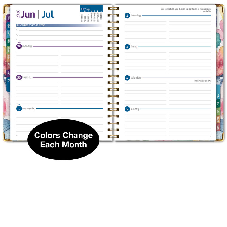 Global Printed Products Hardcover CY 2026 Fashion Planner - 8.5"x11" (Watercolor Butterflies) Global Printed Products Hardcover CY 2026 Fashion Planner - 8.5"x11" (Watercolor Butterflies)