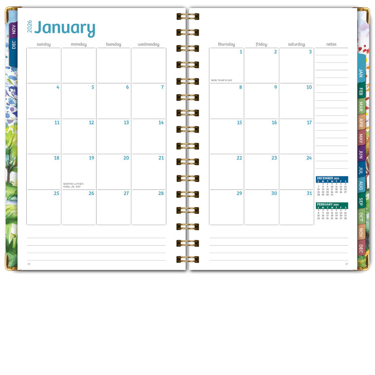 Global Printed Products Hardcover CY 2026 Fashion Planner - 5.5"x8" (Tree Seasons) Global Printed Products Hardcover CY 2026 Fashion Planner - 5.5"x8" (Tree Seasons)
