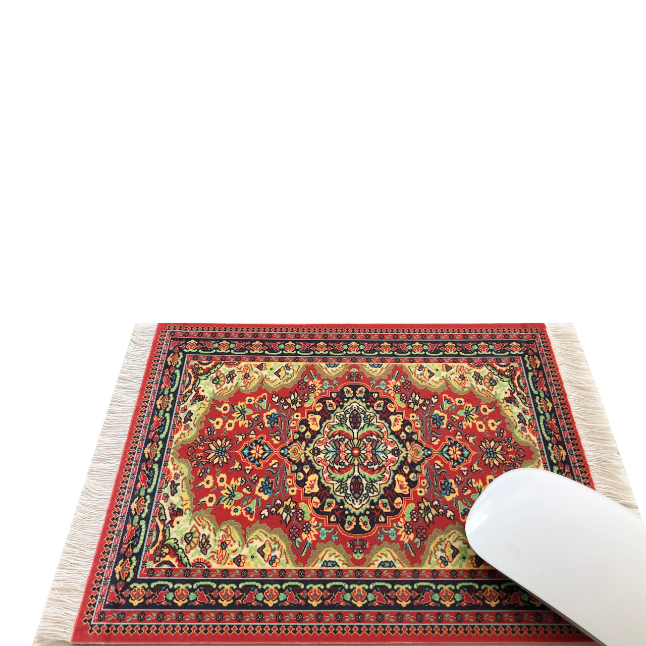 Il mouse del computer su un flying oriental rug tappeto magico il tappetino  per il mouse Foto stock - Alamy