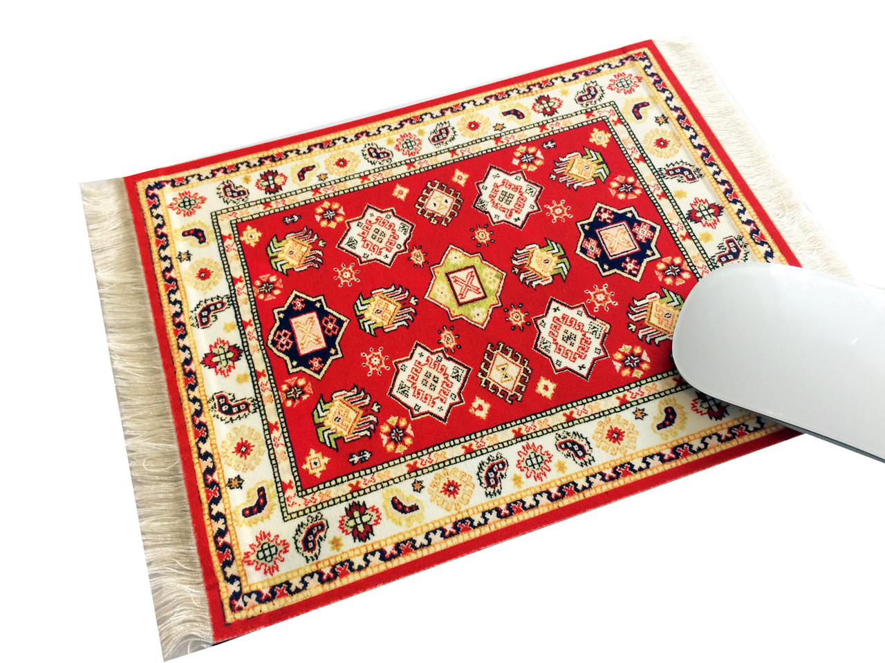 Turkish Rug For Computer Set of 4 Rug Mouse Mats with Oriental and Turkish Designs