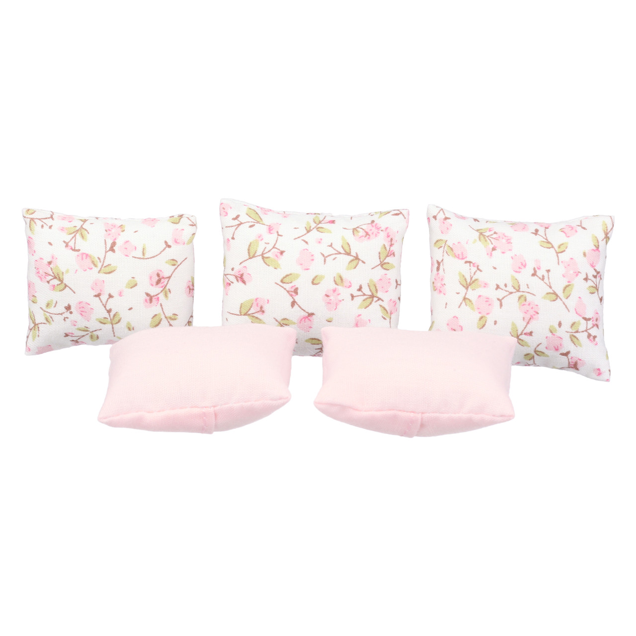 Wooden Doll House Double Bed | With Mattress & Pillow 1/12