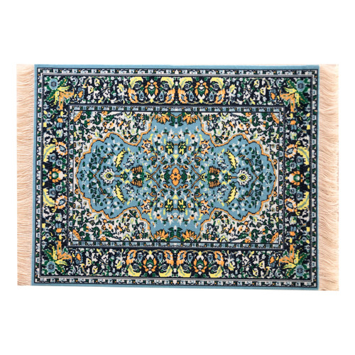 Blue Carpet Mouse Mat for the Desktop with Authentic Carpet Designs