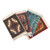 Set of 4 Rug Drink Coasters Square Designs for the Home