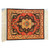 4 Rug Table Drink Coasters with Carpet Designs from Fabric and Rubber 6"x4"