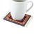 Set of 4 Rug Coasters for Tables and Bars with Oriental & Turkish Designs Square