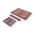 Inusitus Set of Matching Rug Mouse Pad & Coaster & Bookmark for the Office and Home