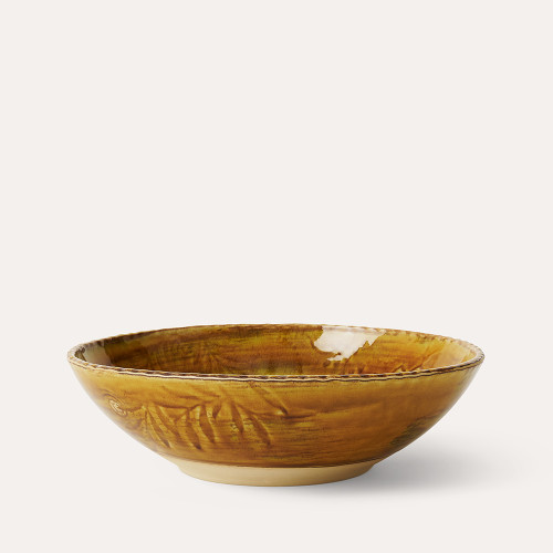 Deep plate, pineapple / Mattallrik, djup, Annansfärgad - 24 cm (Sthål)