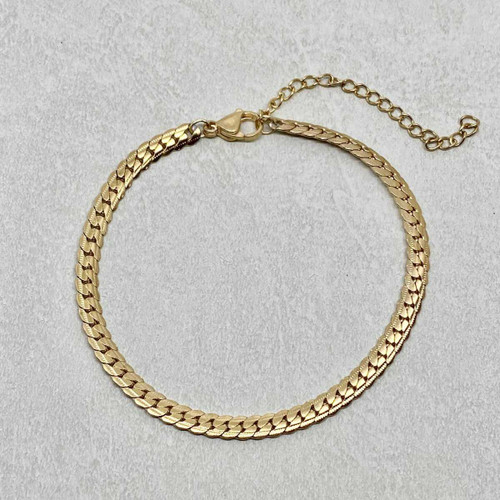 Armband - Smashed Snake Gold (Tilva)