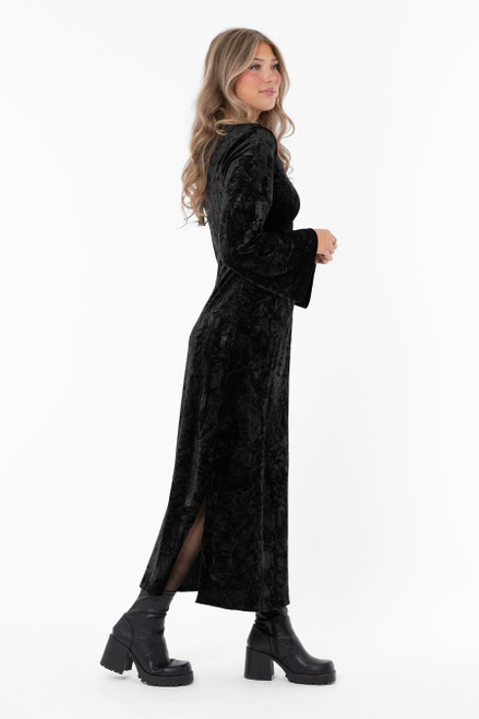 Klänning - Valerie Velvet Dress, Svart - Capri Collection Klänning - Valerie Velvet Dress, Svart - Capri Collection