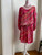 Klänning - Short Iki Dress Tie Dye Pink Stripes, Coconut Milk by Stajl