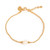 Armband - Kedja med sötvattenspärla, pläterat med äkta guld (A&C Oslo)