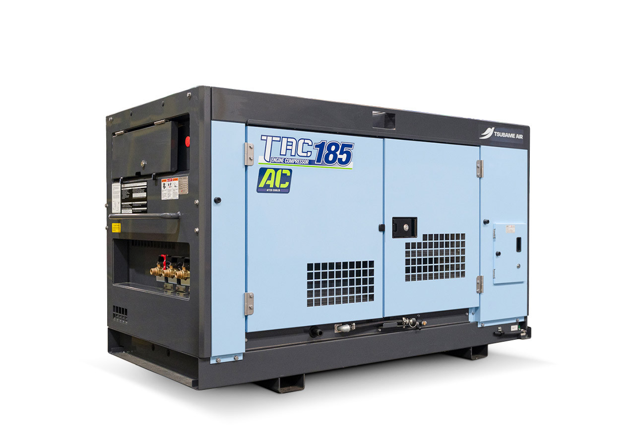 Diesel Box Compressor 185CFM - Bluedm