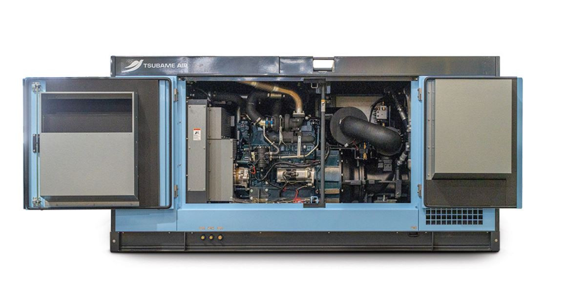 Diesel Box Compressor 400CFM - Bluedm