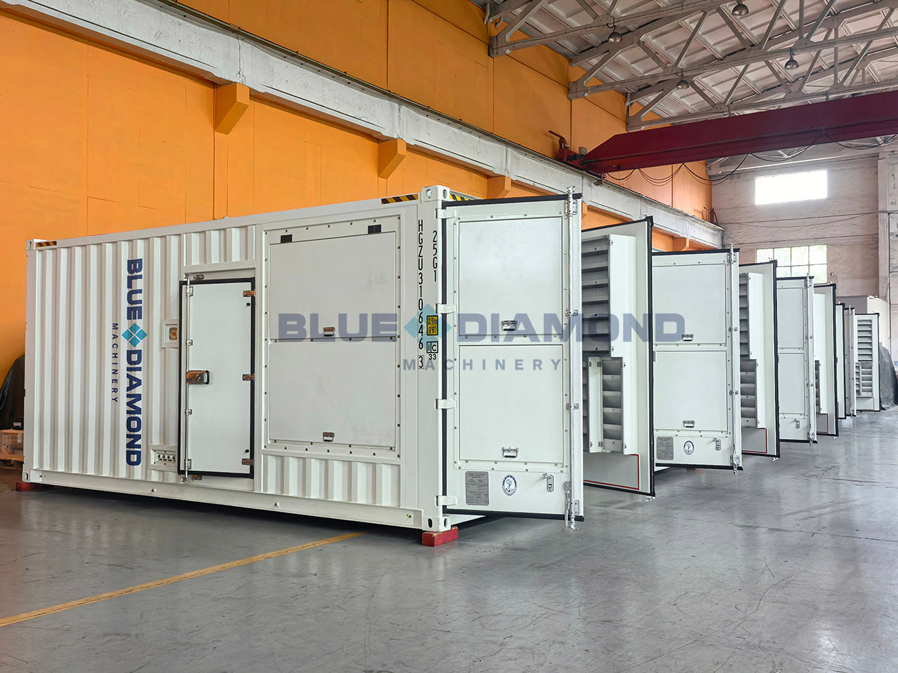 1250kVA Containerised Diesel Generator - KTA50-G3 Cummins | Bluedm