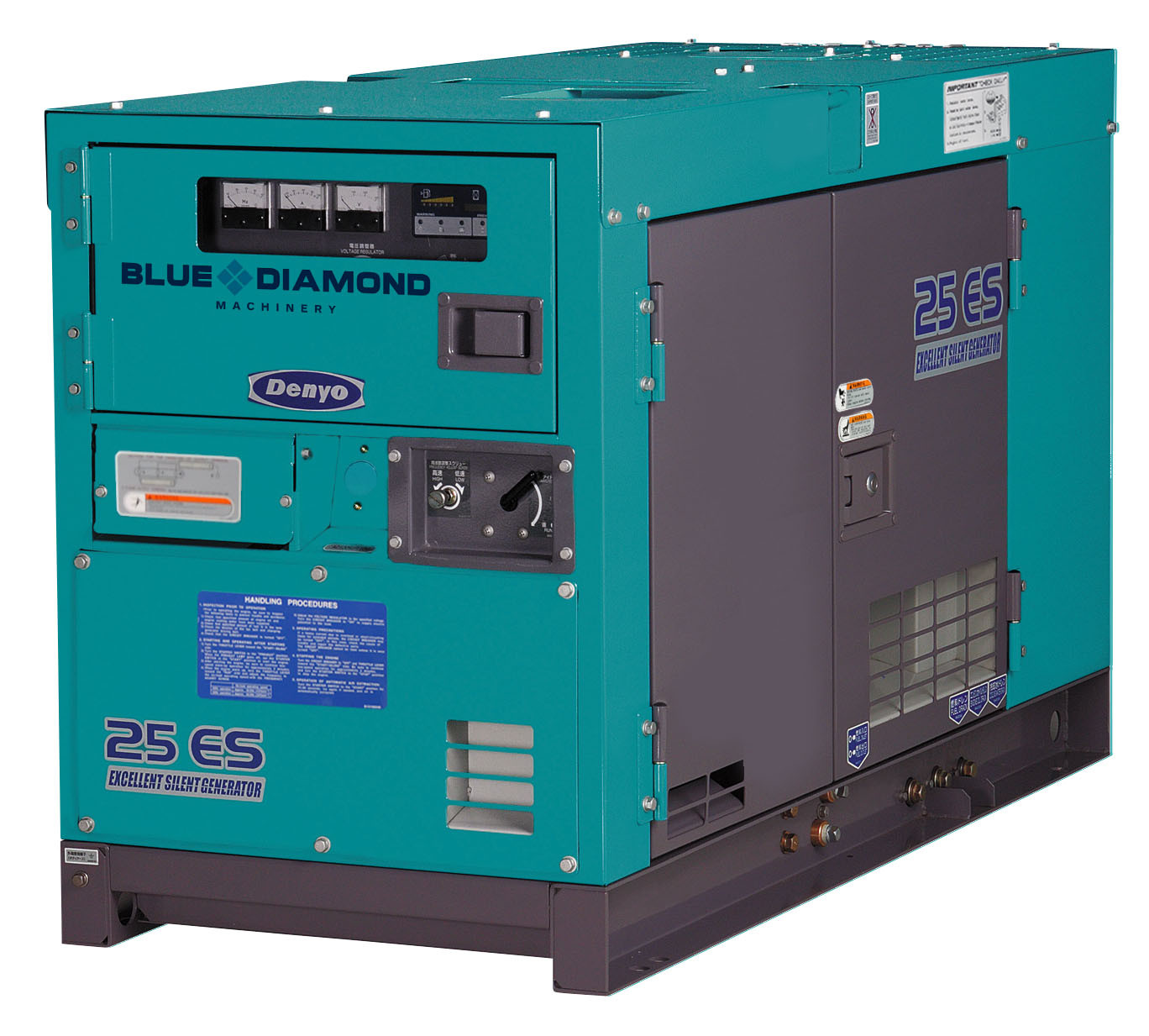 25kVA Denyo Diesel Generator 3 Phase Bluedm