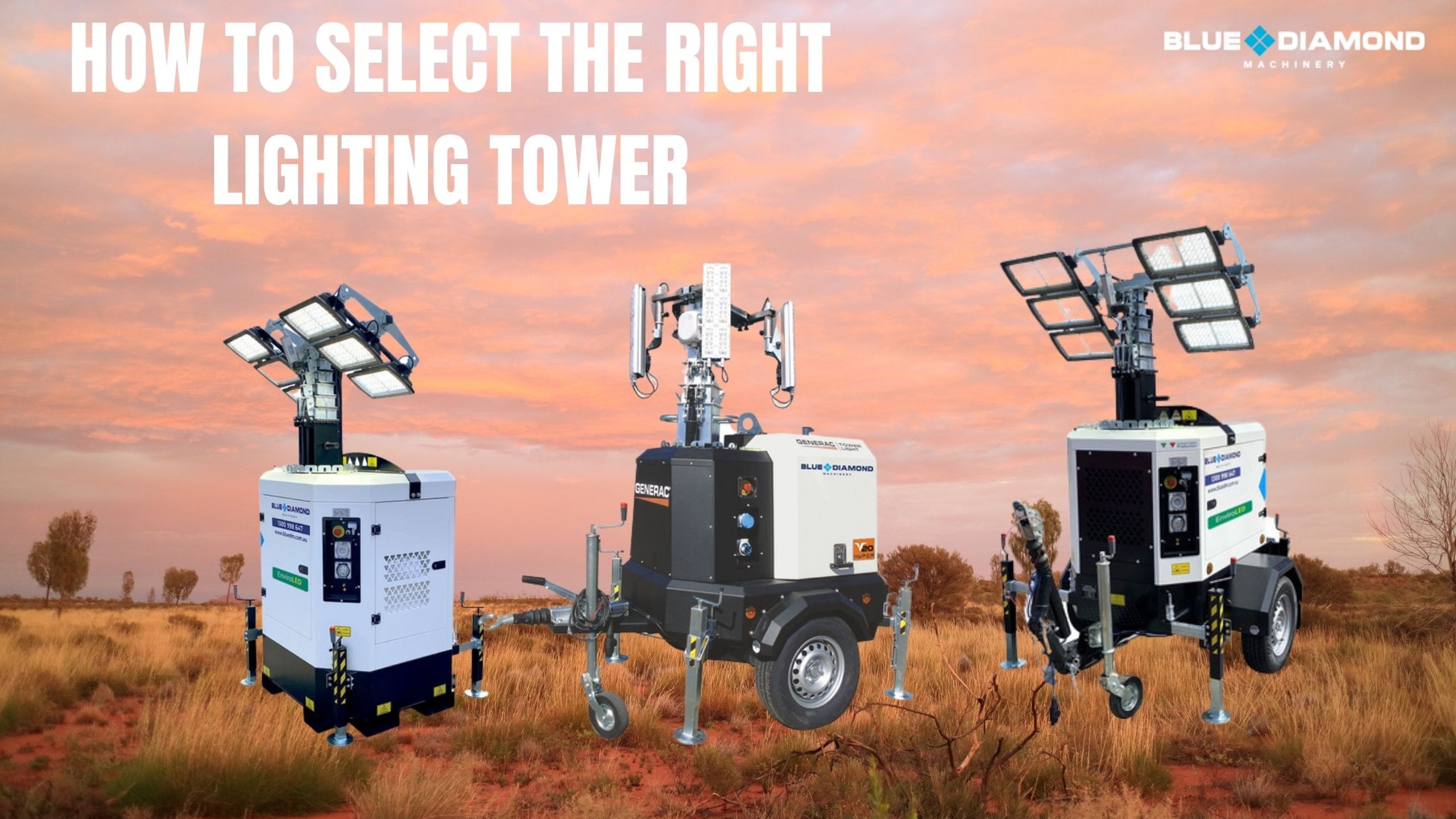 Selecting the Right Lighting Tower How to Choose an LED Light Tower Blue Diamond