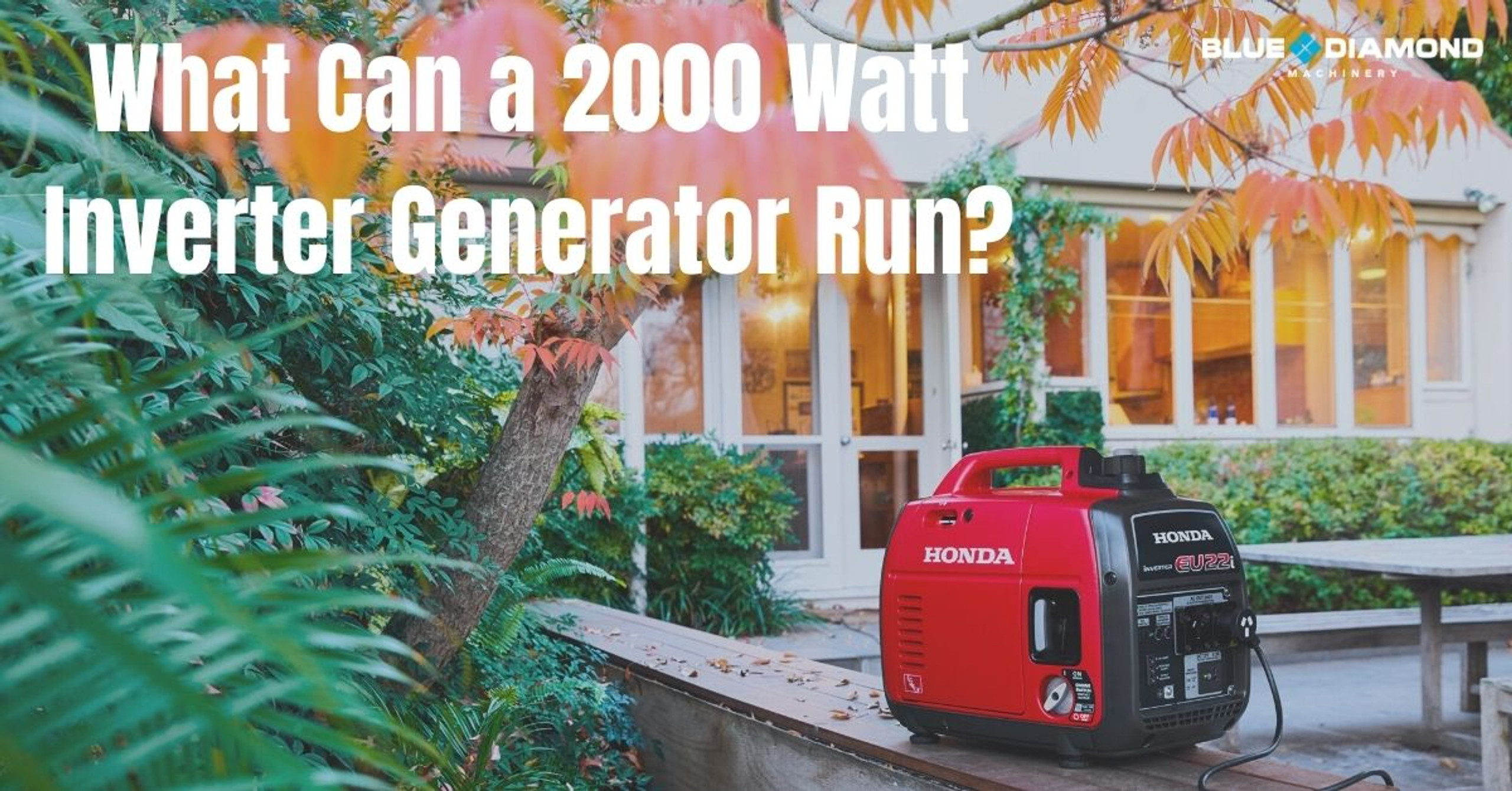 What Can a 2000 Watt Inverter Generator Run? Blue Diamond