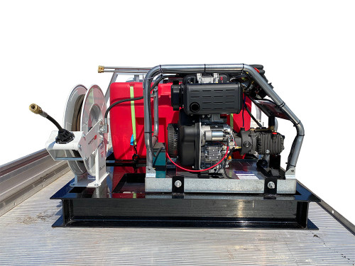 Mine Spec Diesel Pressure Washer 4000 PSI with 400L Water Tank - Skid