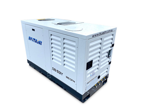 Portable Silent Box Compressor 48HP 185CFM - ROTAIR DS 53 Y