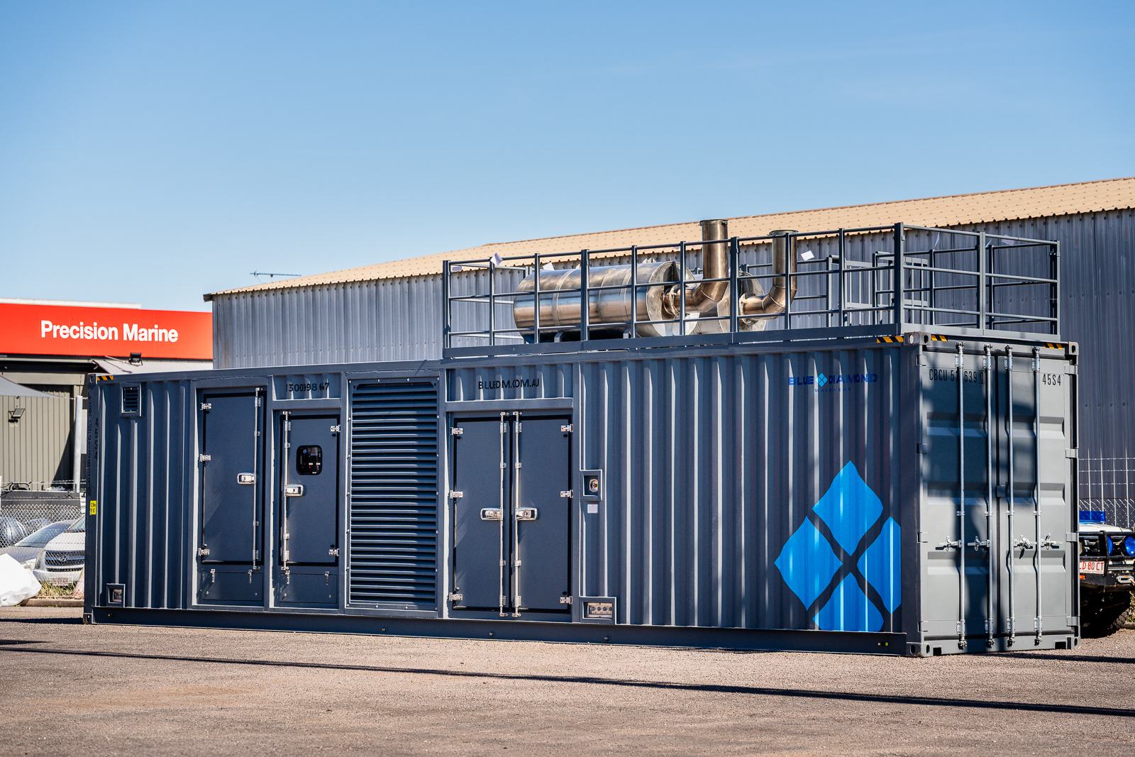 2000kVA turnkey containerised generator set for mining site in NT