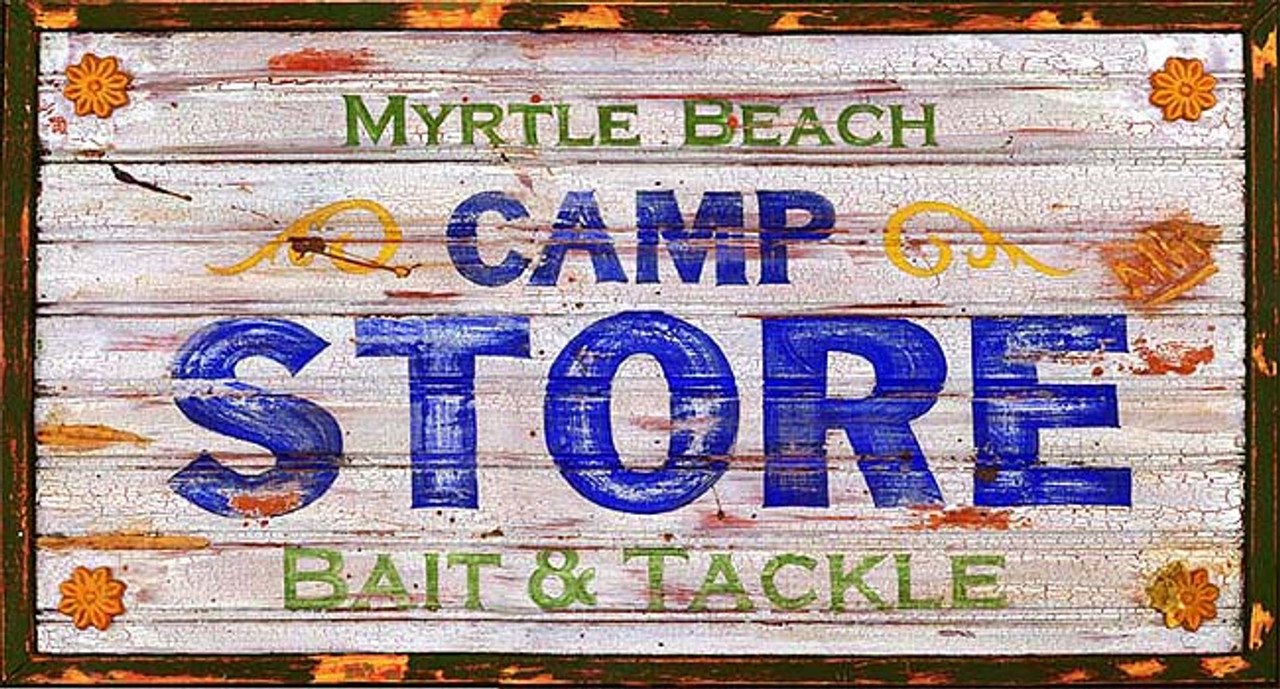 Vintage Fishing Decor  Customizable Vintage Signs - Myrtle Beach