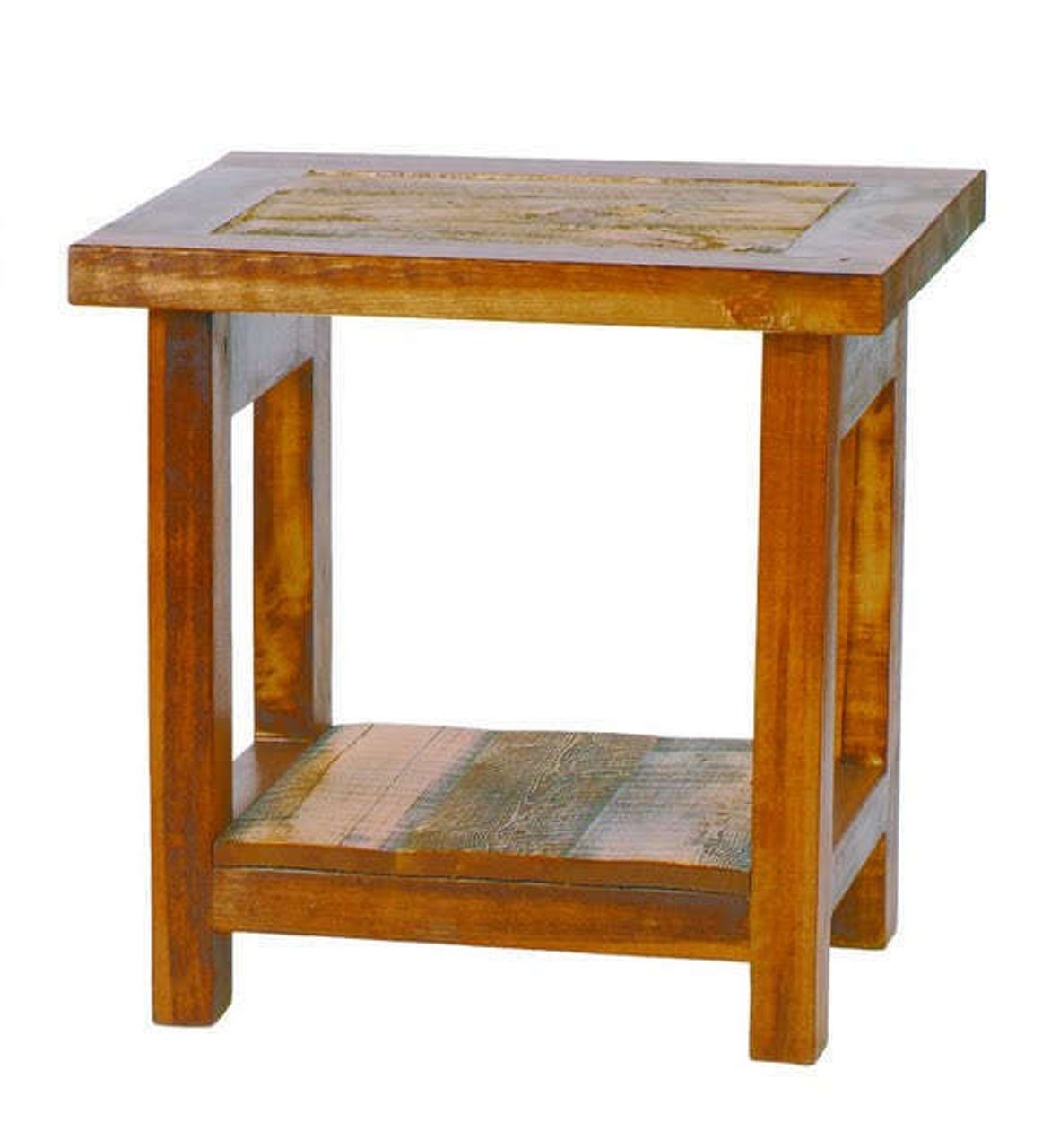 cheap rustic end tables