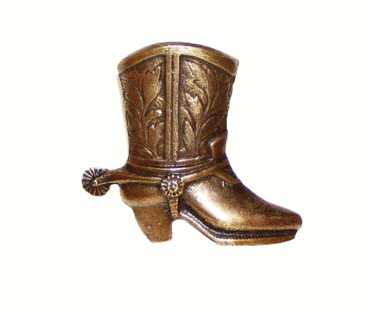 Cabinet Hardware Cowboy Boot Drawer Pull Knob Right Facing