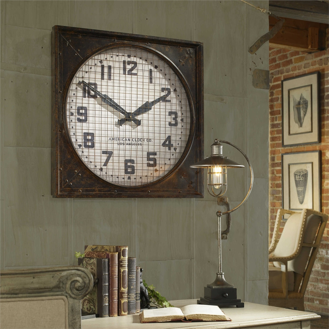 DIVISION EXPORT Wall Clock In Iron With Multi Powder Coated