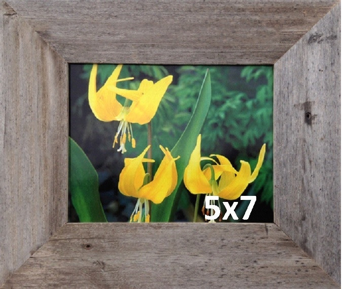 Barnwood Frames 5x7 Rustic Wood Picture Frame