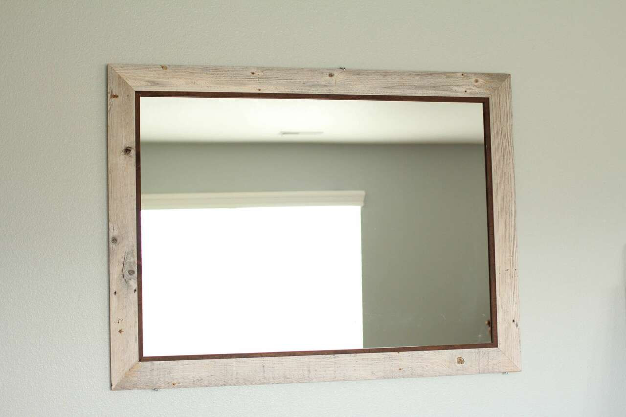 Park City Mirror With Alder Inset Rustic Vanity Mirrors Free Shipping