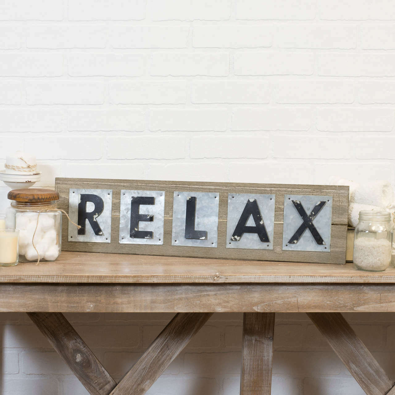 WORD ART RELAX MyBarnwoodFrames