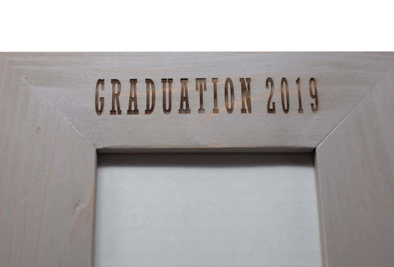 Personalized Graduation Frame | Custom Graduation Gift in Slate - My Barnwood Frames